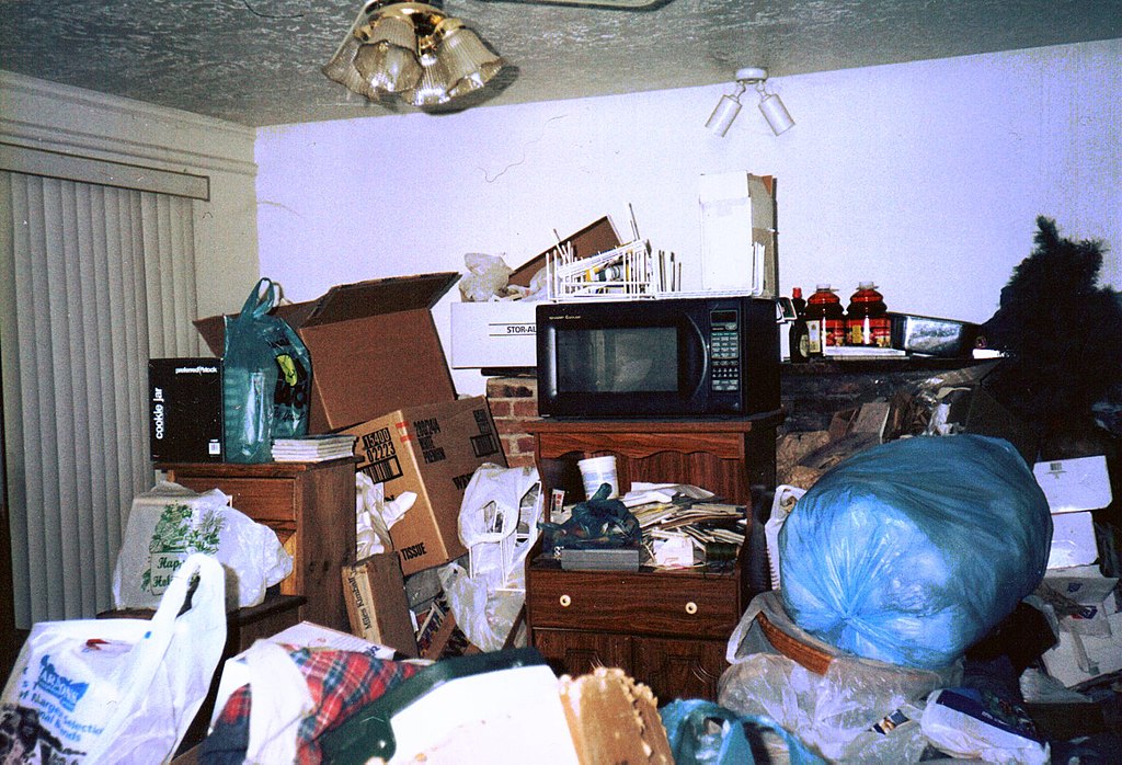 hoarding is when an obsession gets out of control.It is more than just clutter.